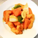 白身魚の甘酢餡掛け（華聖樓）