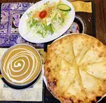 バターチキンチーズナンセット Butter Chicken ＆ Cheese Naan Set（アーリサナンハウス）