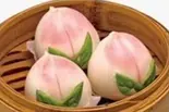 モモ饅頭(3個)（黄鶴楼 餃子酒場）