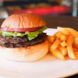 ハンバーガーセット（FLASHBACK CAFE）