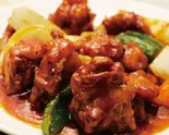 【黒酢古老肉】黒酢スブタ(中華 東海飯店 大門本店)