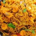 エビ ビリヤニ/ Shrimp Biryani（南インドエスニックレストランエローラパレス洗足池）
