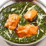 【54】チキンほうれん草カレー/Sag Chicken Curry（インドネパール料理マンディーブ）