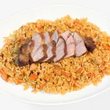 ウズベクピラフ/O‘zbek Pilaf/乌兹别克抓饭(1人前)（Halal町工場Karghay）