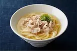 三元豚の肉うどん(並盛300→400g増量中！)（讃岐うどん酒場 川金）