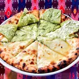 抹茶クリームチーズナン Green Tea Cream Cheese Naan（CURRY KING KOKUBUNGI）