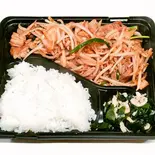 国産豚ロースキムチ定食(100g)（笑食）