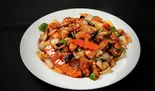 鶏肉の四川風唐辛子炒め 宫保鸡丁Kung Pao Chicken（本格四川料理 聚友楼）