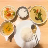 グリーンカレーセット Green Curry Set（タイ料理バンコクサップ）