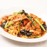 豚肉とキクラゲの卵炒め（大連餃子基地DALIAN アークヒルズ店）
