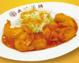 エビのチリソース6尾（大阪王将 長堀橋店）