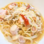 ニンニクと赤唐辛子パスタ（プラン）