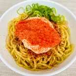 旨辛ひき肉ぶっかけ麺【明太マヨ】（カリトロ豊中店）