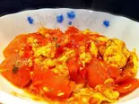 トマトと卵炒め Tomato and Egg Stir-Fry（中崋苑）