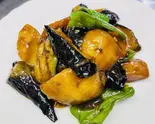 ナスとジャガイモピーマン炒め(地三鮮)（中華料理 錦園）