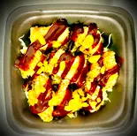 からあげ丼 (BBQソース)(鶏笑久地店)