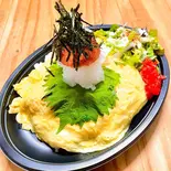 明太おろしオムライス（GB's CAFE area1 圧倒的コスパ！！）
