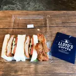 ミソカツサンドランチ（lloyd's coffee 西岡店）
