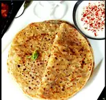 ポテトパロータ (Alu Paratha)(アナム本格インド料理)