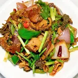 ラムの内臓炒め(爆炒羊杂配米饭)（正宗中国味·羊大厨）