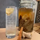 自家製ジンジャエール（G’day hamburger ＆ hot dog）