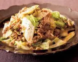 豚肉と白菜の黑胡椒炒め（中華料理 福味居）