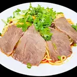 汁なし牛肉混ぜ麺（頭壱號蘭州牛肉麺）