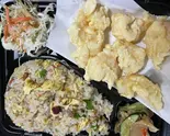 海老天ぷら焼き飯弁当（紹興飯店）
