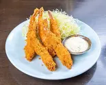 海老好きにはたまらないw大きな海老フライ定食 Breaded Deep-Fried Large Shrimp Set（リピーター続出！ご飯大盛り無料(一部例外あり)とんかつ大将筑紫通り店）