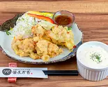 【単品チキン】自家製タルタルたっぷり!(醤屋万吉のうどん)