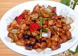鶏肉の中華味噌炒め（蓬莱春飯店 本店）