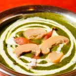 ほうれん草マッシュルーム(spinach mushrooms)(インド料理サッカール)
