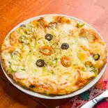 タンドリナンピザ(Tandoori nan pizza )(インド料理サッカール)