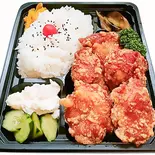 極うまジューシーもも肉にんにく醤油弁当(大盛り)（からあげのジョー千歳船橋）