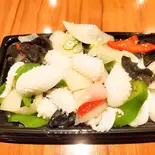 イカのさっぱり炒め Refreshing Stir-Fried Squid（雪中王哈爾濱飯店 第十五支店）