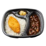 プレミアム牛肉黒カレー(白身フライ)（ほっともっと 箱崎1丁目店）