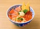 サーモン3色丼（磯丸水産 三軒茶屋店）
