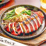 いかの姿焼（広島風お好み焼 もみじ屋 飯田橋本店）