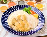 9.本格派ジャスミンライス使用!カオマンガイ(ももとむねのハーフ&ハーフ)150g(海南鶏飯本舗)