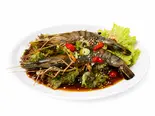 カンジャンセウ (醤油漬けエビ) 2尾(韓国家庭料理店 ぽちゃぽちゃ)