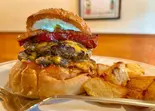 【アメリカ牛100%】ベーコンダブルチーズバーガー（楽縁EASY）