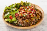 tacosシラチャ―チキンオーバーライス（【ごはん特盛まで無料】MEXジャークチキンオーバーライス 弘明寺店）