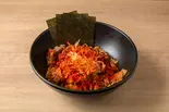 【地獄トッピング】+油そば(味の天徳 分倍河原店)