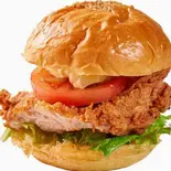 【デラックス】チキンフィレバーガー（ペリペリチキン＆チキンバーガー ファイヤーチキン 菊川店 Fire Chicken）