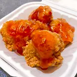やみつきチキン 〜スイートチリソース〜（パンとスープ。Cafe Karanos[カラノス]）