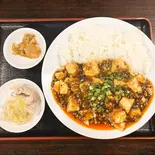 マーボー丼(麻婆豆腐盖饭)定食（祥和食府）