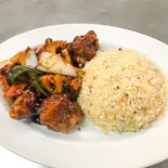 黑醋鶏炒飯（横浜中華 華星）