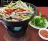 生姜とネギで蒸した豚の腸 Doi truong haphanh gung（Minh Nhat Quan草加店）