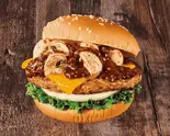 マッシュチーズバーガー サーロインボロネーゼソース（フレッシュネスバーガー トレアージュ白旗店）
