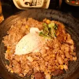 牛サガリのガーリックライス（居酒屋亀屋 平尾店）